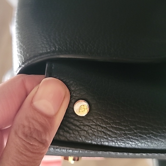 Cuyana - Black Leather Mini Backpack with Gold Hardware main image 7